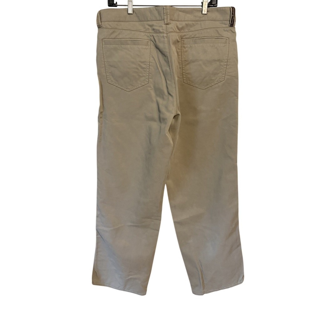 Tommy‎ Bahama Pants Tencel Cotton Blend Men's 36x30 Beige Relaxed Fit Chino - Picture 4 of 16
